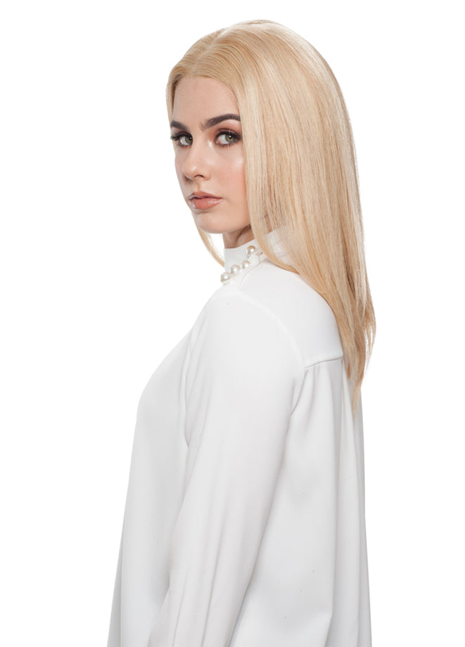 118 Jacquelyn: Hand-tied Full Lace French Top Wig - Human Hair Wig