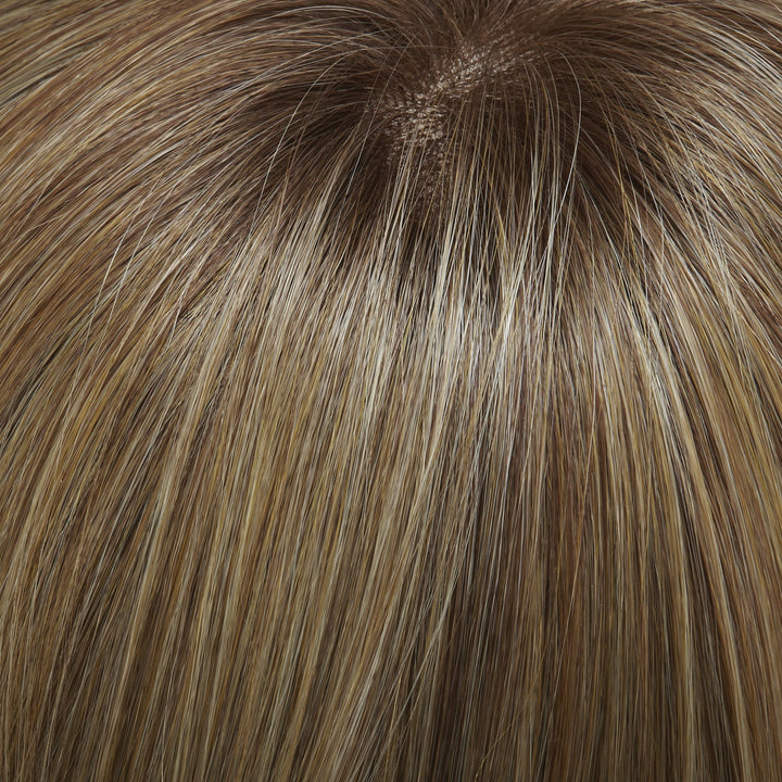 14/26S10 Shaded Pralines n' Cream | Light Gold Blonde & Medium Red-Gold Blonde Blend, Shaded with Light Brown