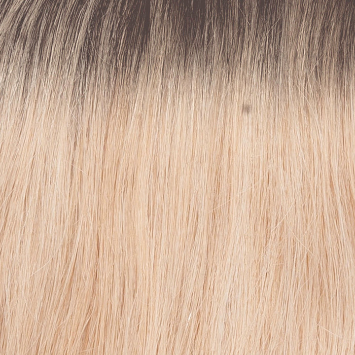SS24/102/R12 Desert Sunrise | Golden Blonde Highlighted Platinum Rooted Light Golden Brown