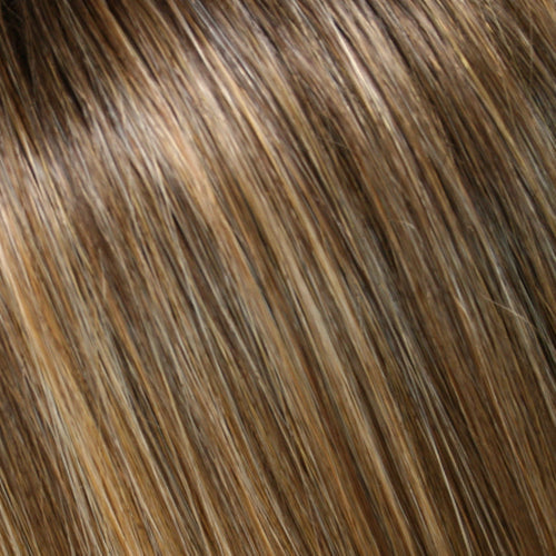 24B18S8 Shaded Mocha | Medium Natural Ash Blonde & Light Natural Gold Blonde Blend, Shaded with Medium Brown