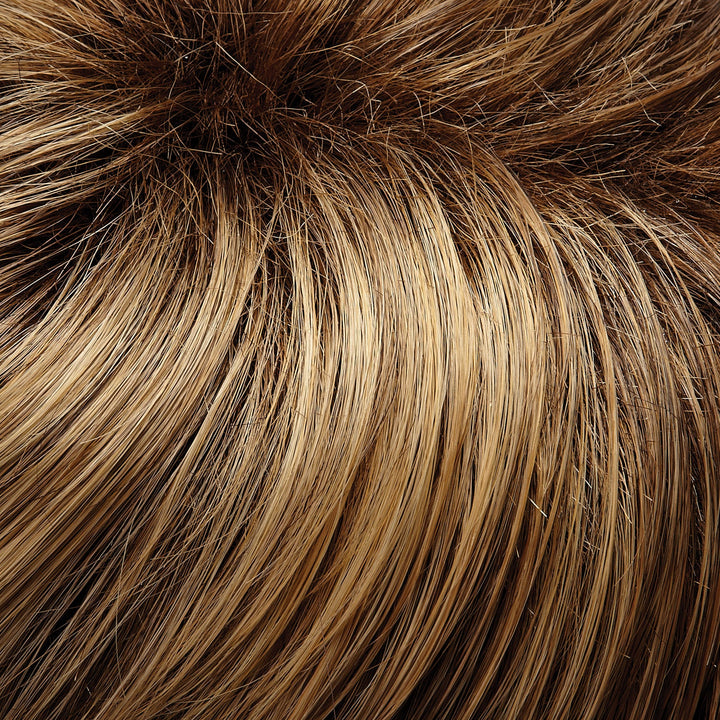 24BT18S8 Shaded Mocha | Medium Natural Ash Blonde &amp; Light Natural Gold Blonde Blend, Shaded with Medium Brown