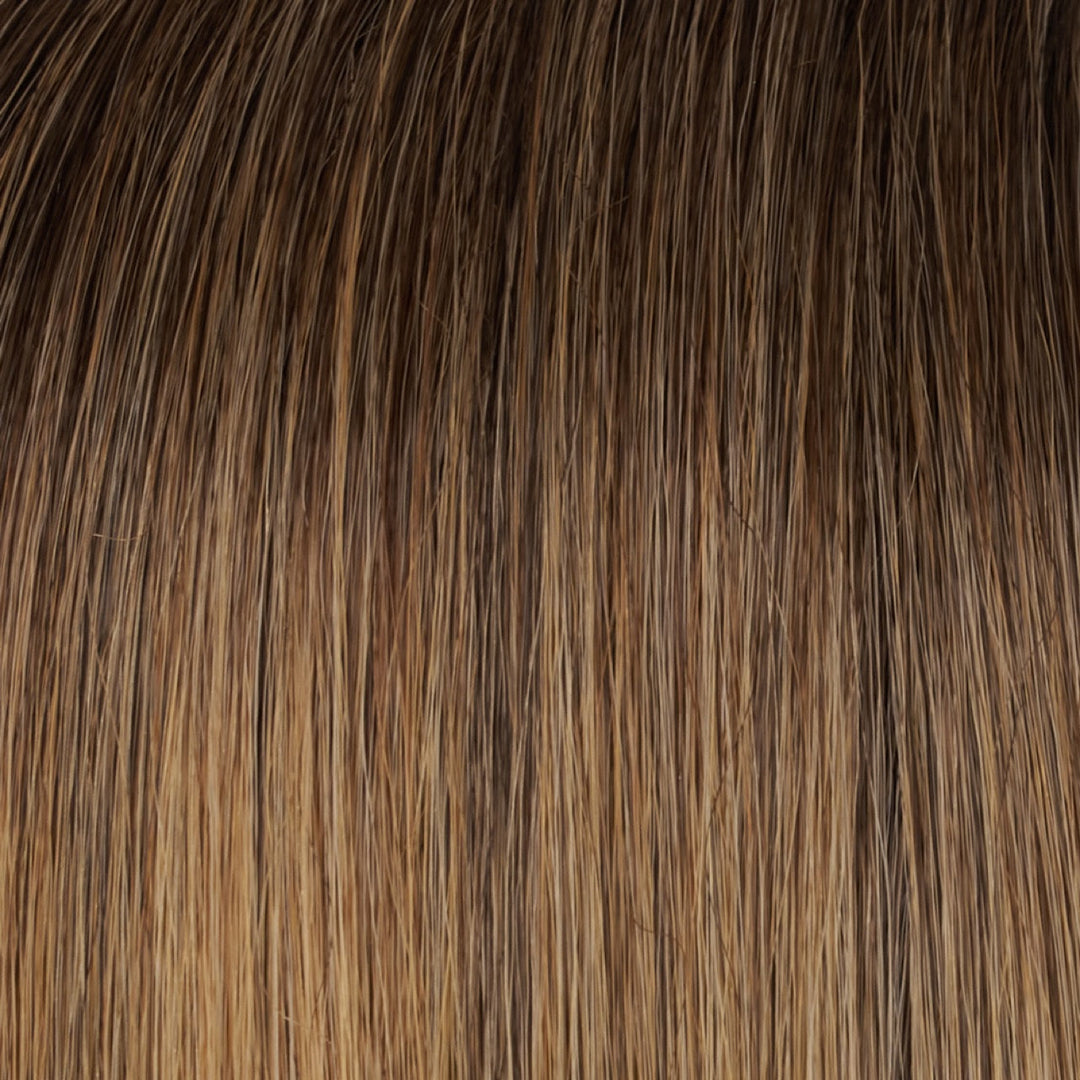 24B18S8 Shaded Mocha | Medium Gold Brown & Light Gold Blonde Blend, Shaded with Dark Gold Brown