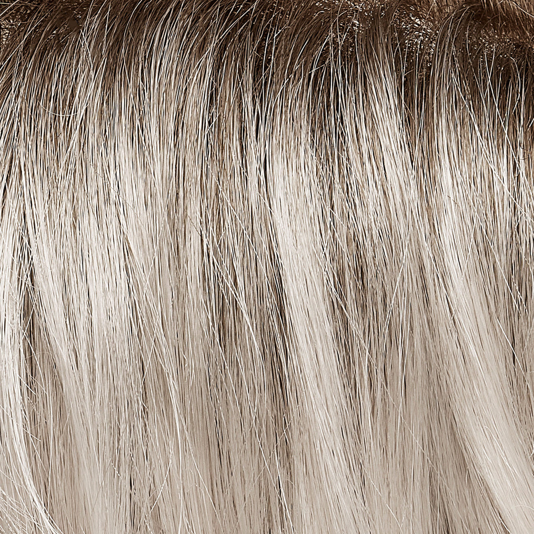 60S18 Sleet | Sleet :: Pure White shaded with Dark Natural Ash Blonde