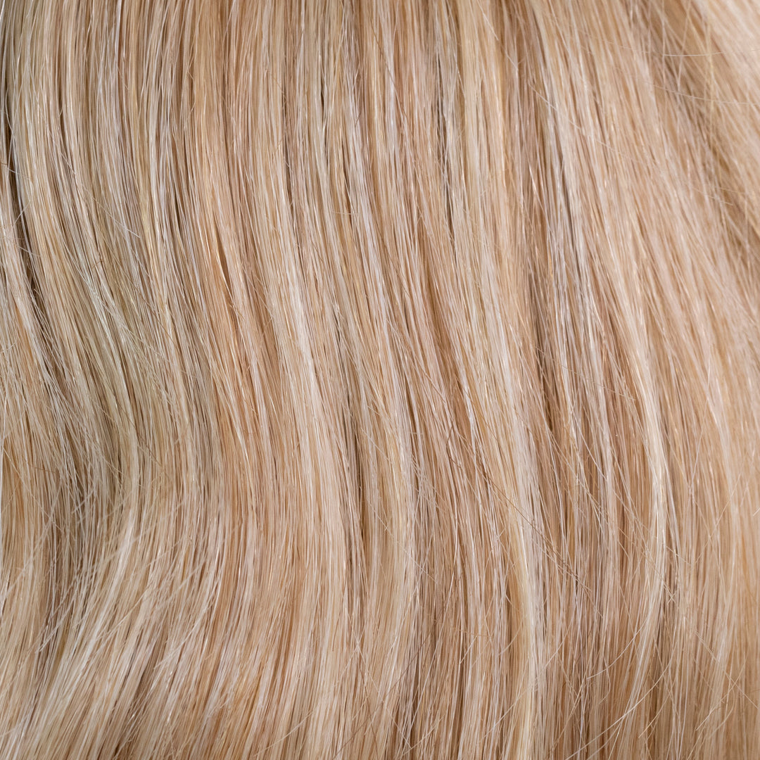 27/25/88 Berry Cream | Gold Blonde Platinum Blend with Strawberry Highlights