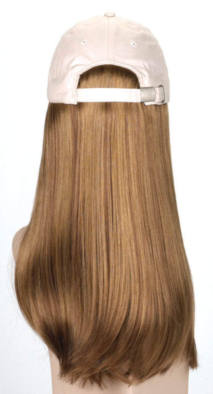 Dark strawberry blonde with dark blonde highlights