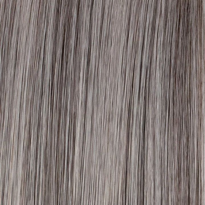 Sterling Smoke Shimmer | A 3 Tone Grey with A Platinum Grey Front, Light Grey Salt and Pepper Crown, Back and Sides and Tipped with Dark Salt and Pepper.
