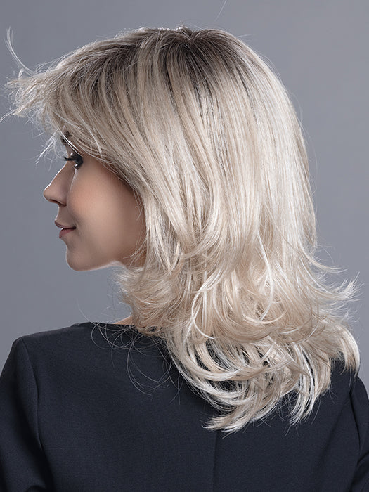 Champagne Rooted 25.22.26 | Lightest Golden Blonde and Light Neutral Blonde blend with Light Golden Blonde and Shaded Roots