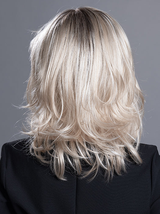 Champagne Rooted 25.22.26 | Lightest Golden Blonde and Light Neutral Blonde blend with Light Golden Blonde and Shaded Roots
