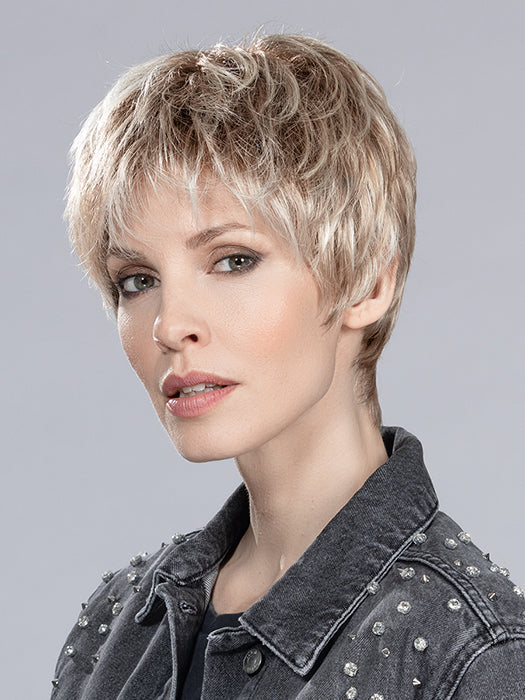 Champagne Rooted 24.23.14 | Lightest Ash Blonde and Lightest Pale Blonde with Medium Ash Blonde Blend and Shaded Roots