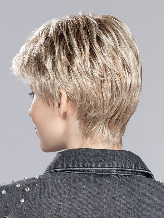 Champagne Rooted 24.23.14 | Lightest Ash Blonde and Lightest Pale Blonde with Medium Ash Blonde Blend and Shaded Roots