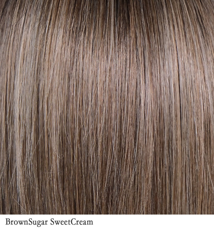 Brown Sugar Sweet Cream 12/22+8 | Just imagine the color created by mixing dark, medium, and light brown sugar and lightly whipped sweet cream with a hint of buttermilk. They work wonders to provide depth, dimension, and contrast for a head-turning look.