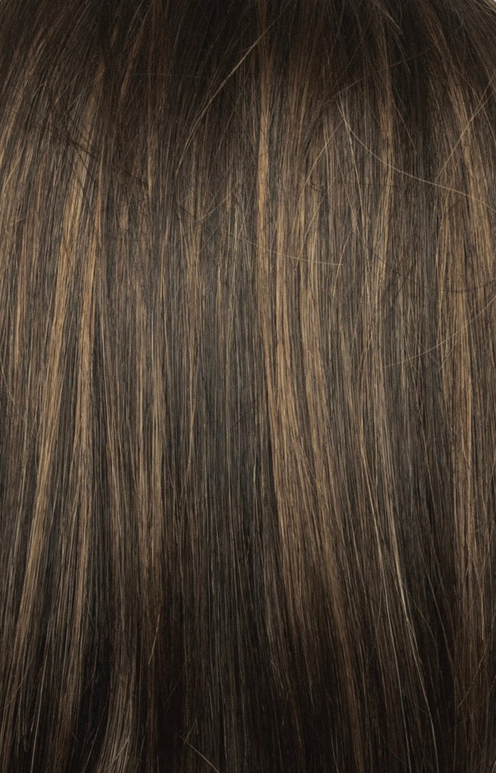 Brown Sable | A natural blend of warm rich dark Brown and med brown + golden brown highlights