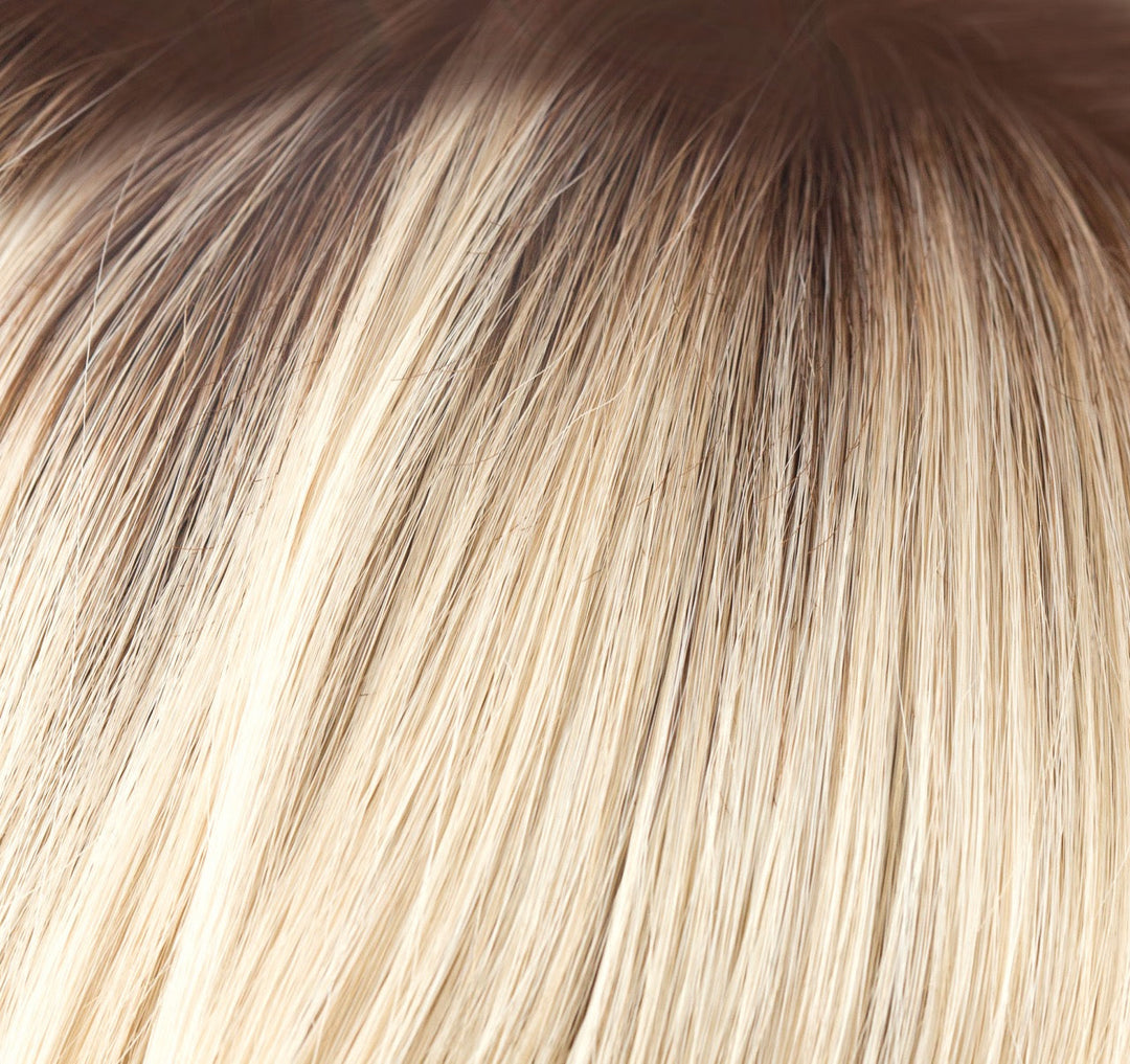 Champagne-R | Rooted Dark with Platinum Blonde | Root: 10 Ends: 102