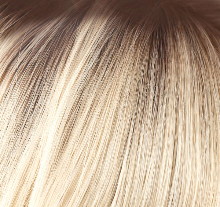 Champagne-R | Rooted Dark with Platinum Blonde | Root: 10 Ends: 102