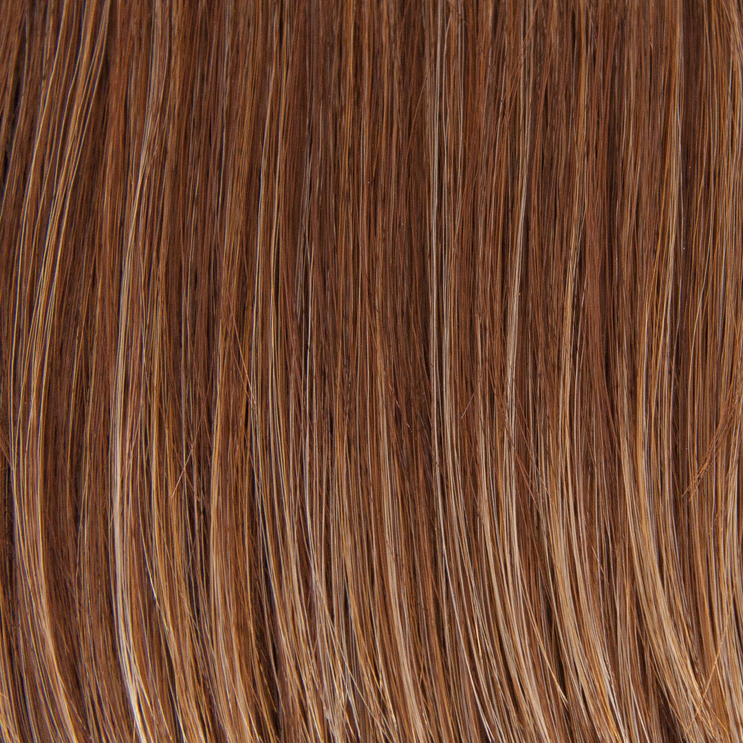 Chocolate Swirl | Medium Brown Blended with Medium Auburn and Dark Gold Blonde