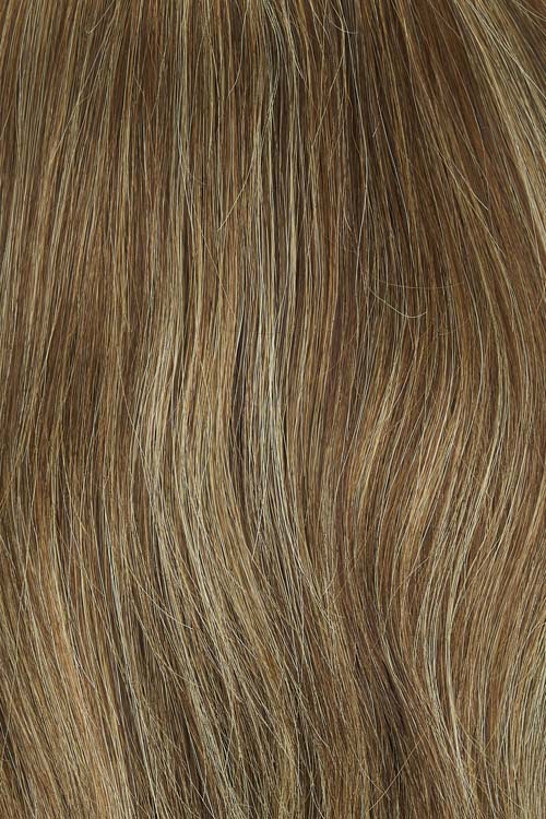 Medium brown with gold blonde, strawberry & auburn highlight | Similar to 8/27/33H