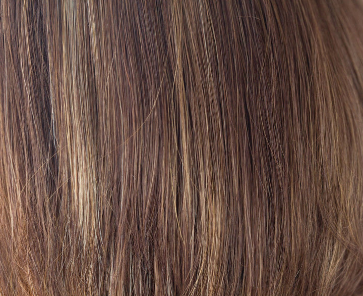 Coconut Spice | Light Red Brown base with Honey Blonde highlight | Base: 10 HL: 140 and 27B