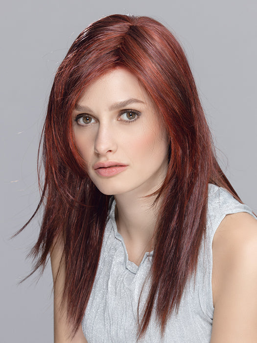 Code Mono in Hot Flame Mix 132.133.33 | Granat Red and Red Violet with Dark Auburn Blend