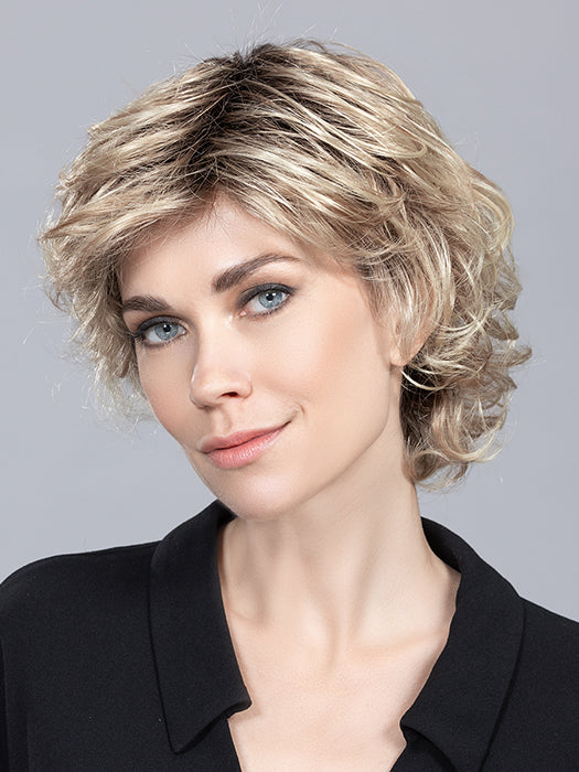 Sandy Blonde Rooted 16.22.14 | Medium Blonde And Light Neutral Blonde With Medium Ash Blonde Blend And Shaded Roots