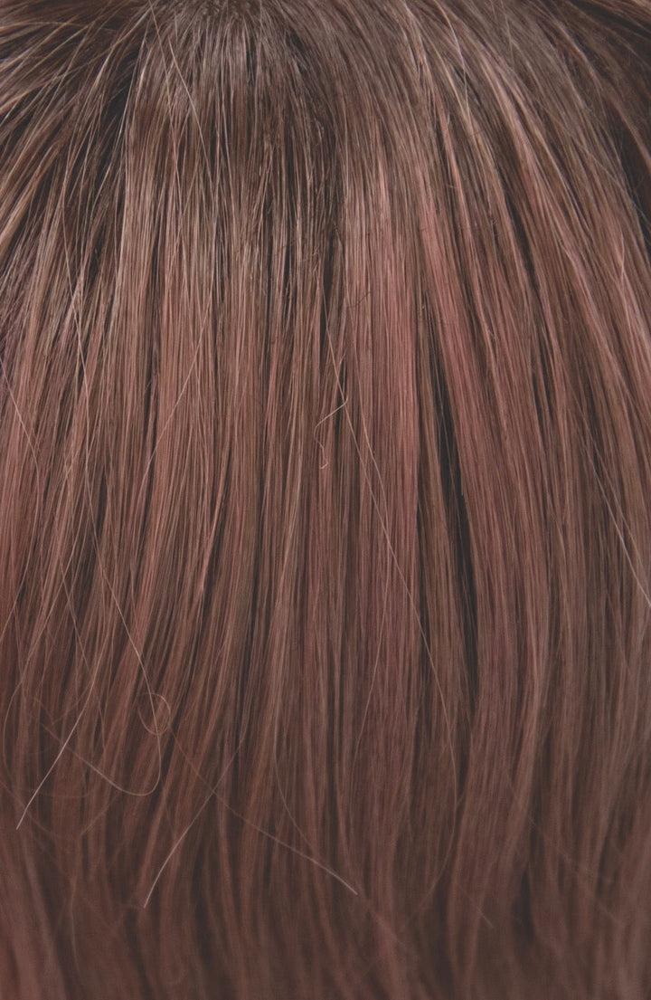 Dusty Rose | Muted pink with medium brown root