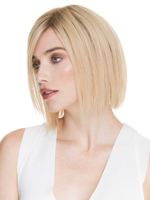 Delicate Plus in Champange Rooted 22.16.26 | Light Neutral Blonde. Medium Blonde and Light Golden Blonde Blend with Shaded Roots