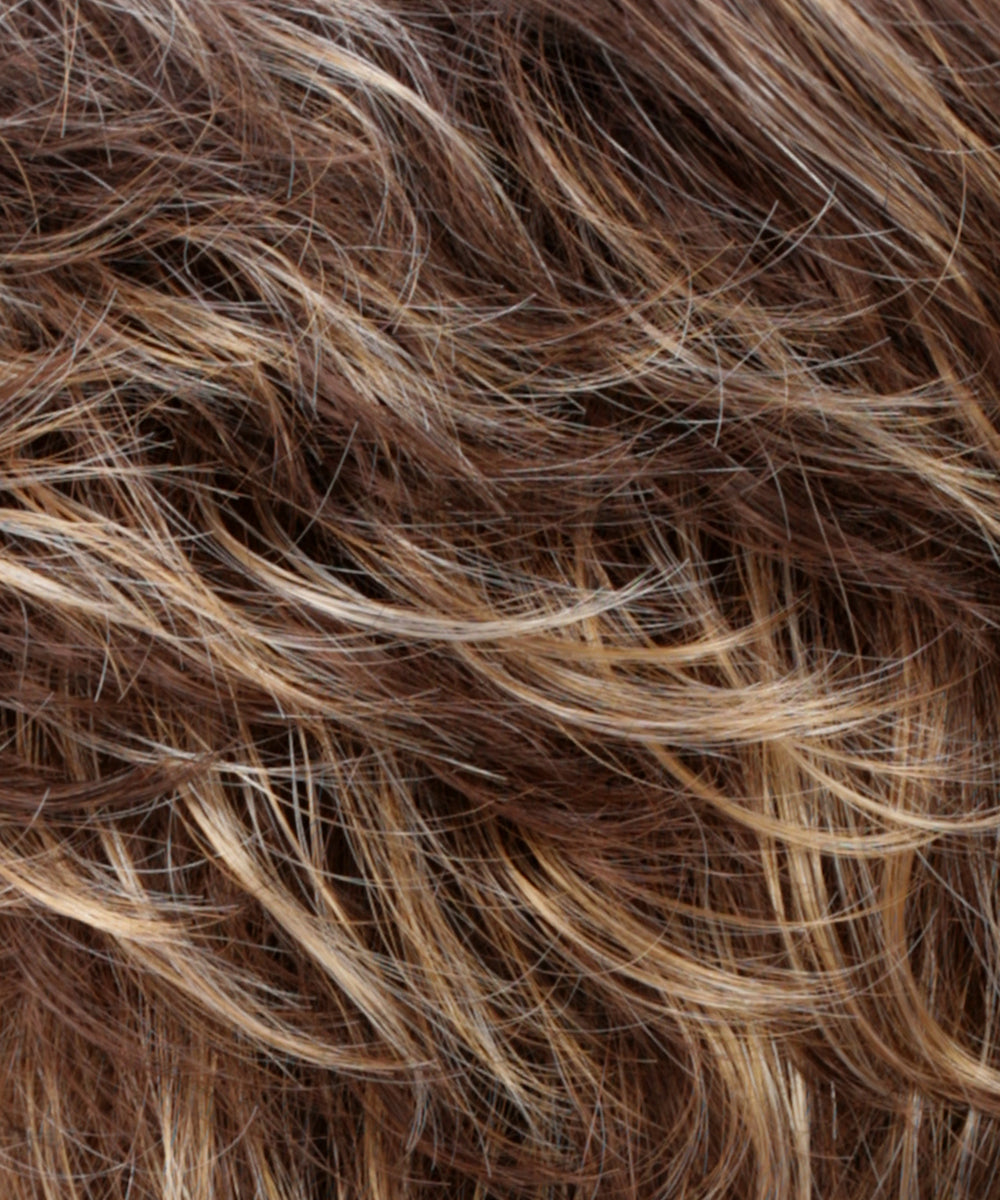 CARAMELKISS | Golden Brown with Light Copper Blonde Highlights