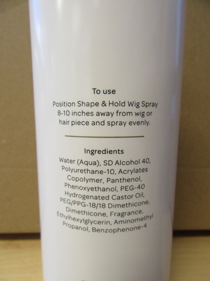 Shape & Hold Wig Spray