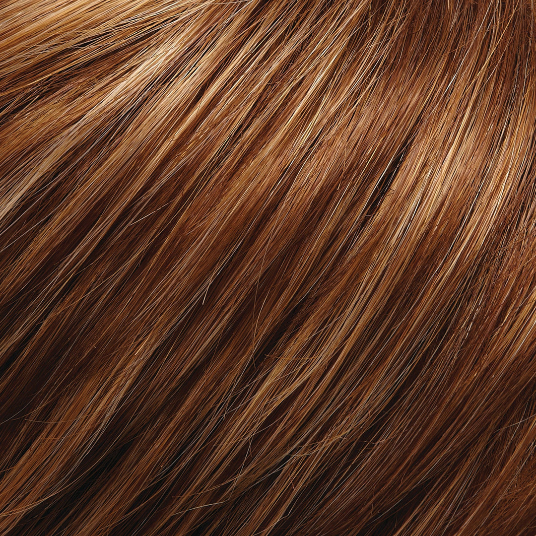 FS27 Strawberry Syrup | Medium Natural Red &amp; Light Gold Blonde Blend with Light Gold Blonde Bold Highlights