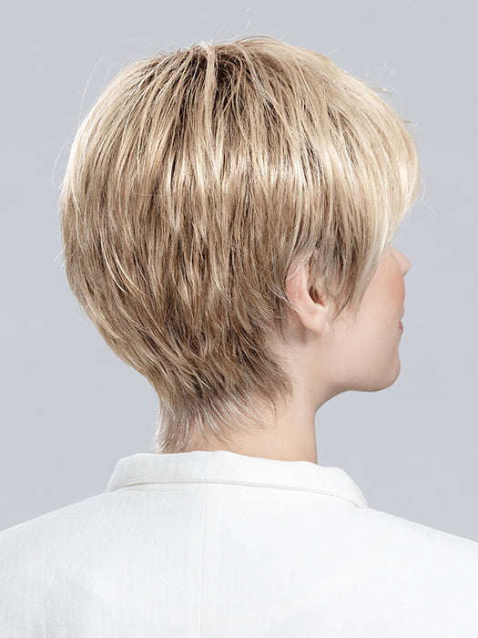 Champagne Rooted 22.25.20 | Light Neutral Blonde, Lightest Golden Blonde, and Light Strawberry Blonde Blend with Shaded Roots