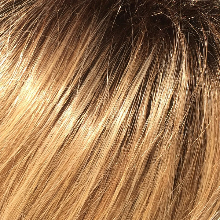 12FS8 Shaded Praline | Light Gold Blonde & Pale Natural Blonde Blend, Shaded with Dark Brown