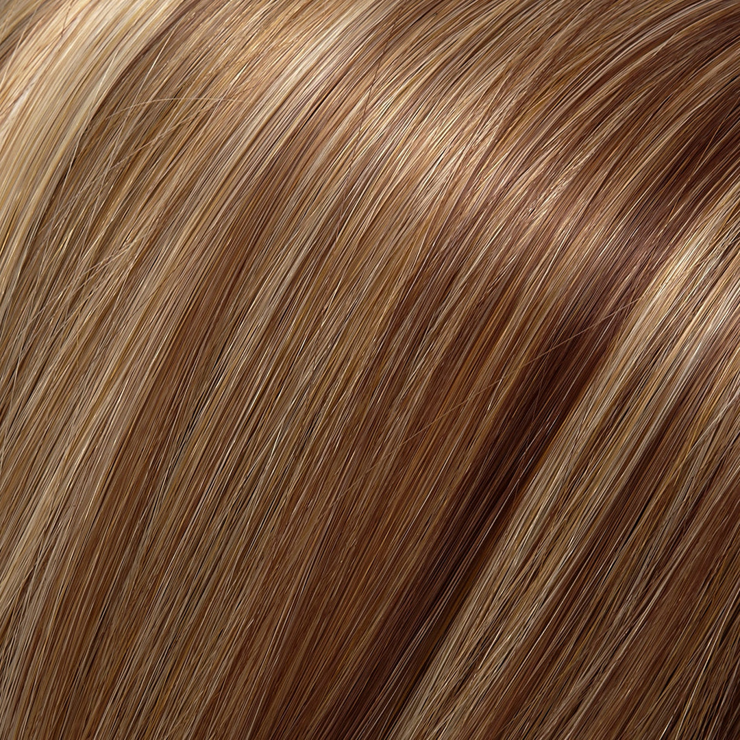 14/26 New York Cheesecake | Medium Natural Gold Brown & Light Red-Gold Blonde Blend with Pale Natural Blonde Highlights