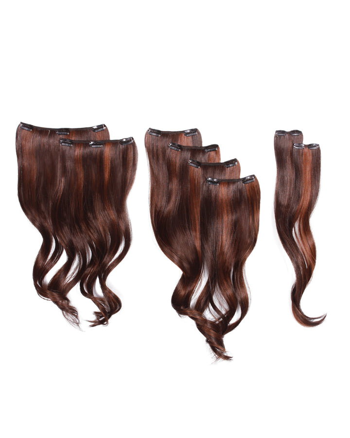 18″ 8-Piece Wavy Extension Kit Product