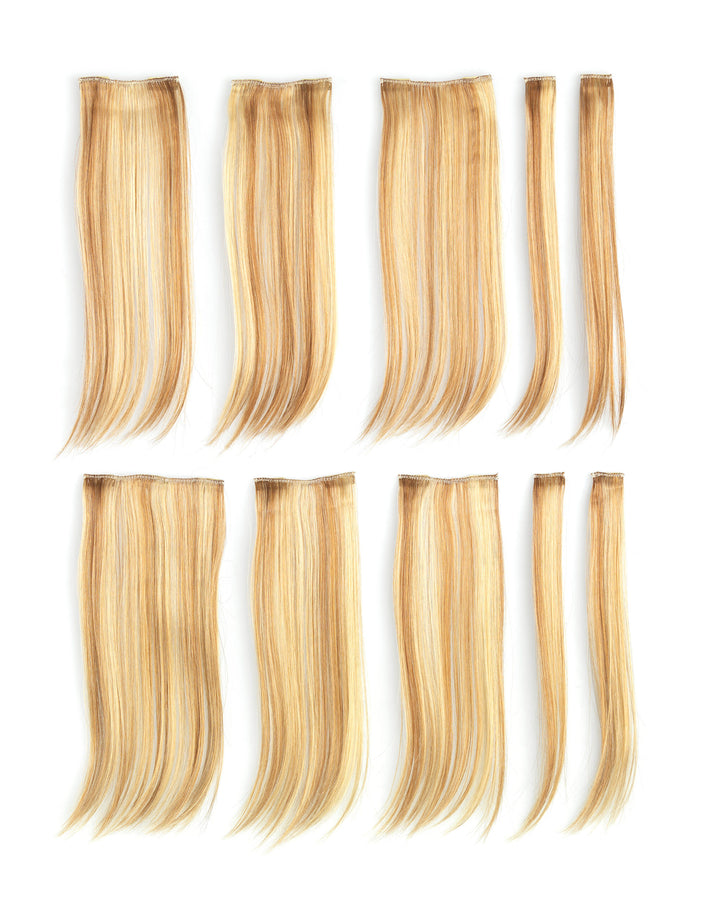 20″ 10-Piece Straight Human Hair Extension Kit Product