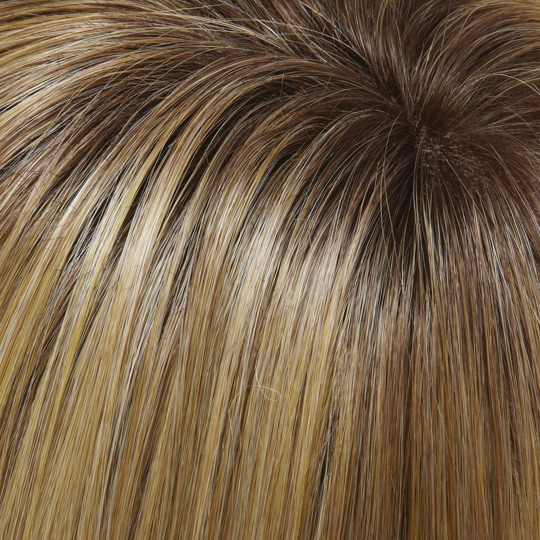 24B/27CS10 Shaded Butterscotch | Light Gold Blonde & Medium Red-Gold Blonde Blend, Shaded with Light Brown