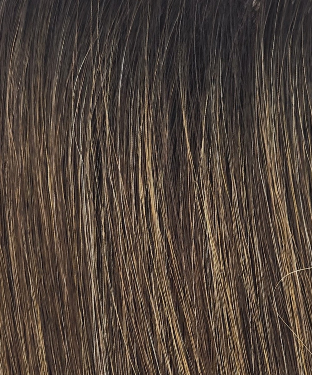 CKISSRT4 | Golden Brown with Copper Blonde Highlights & Dark Brown Roots