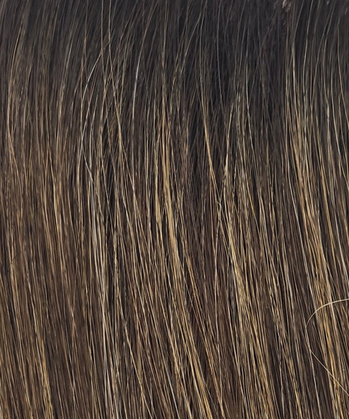 CKISSRT4 | Golden Brown with Copper Blonde Highlights & Dark Brown Roots