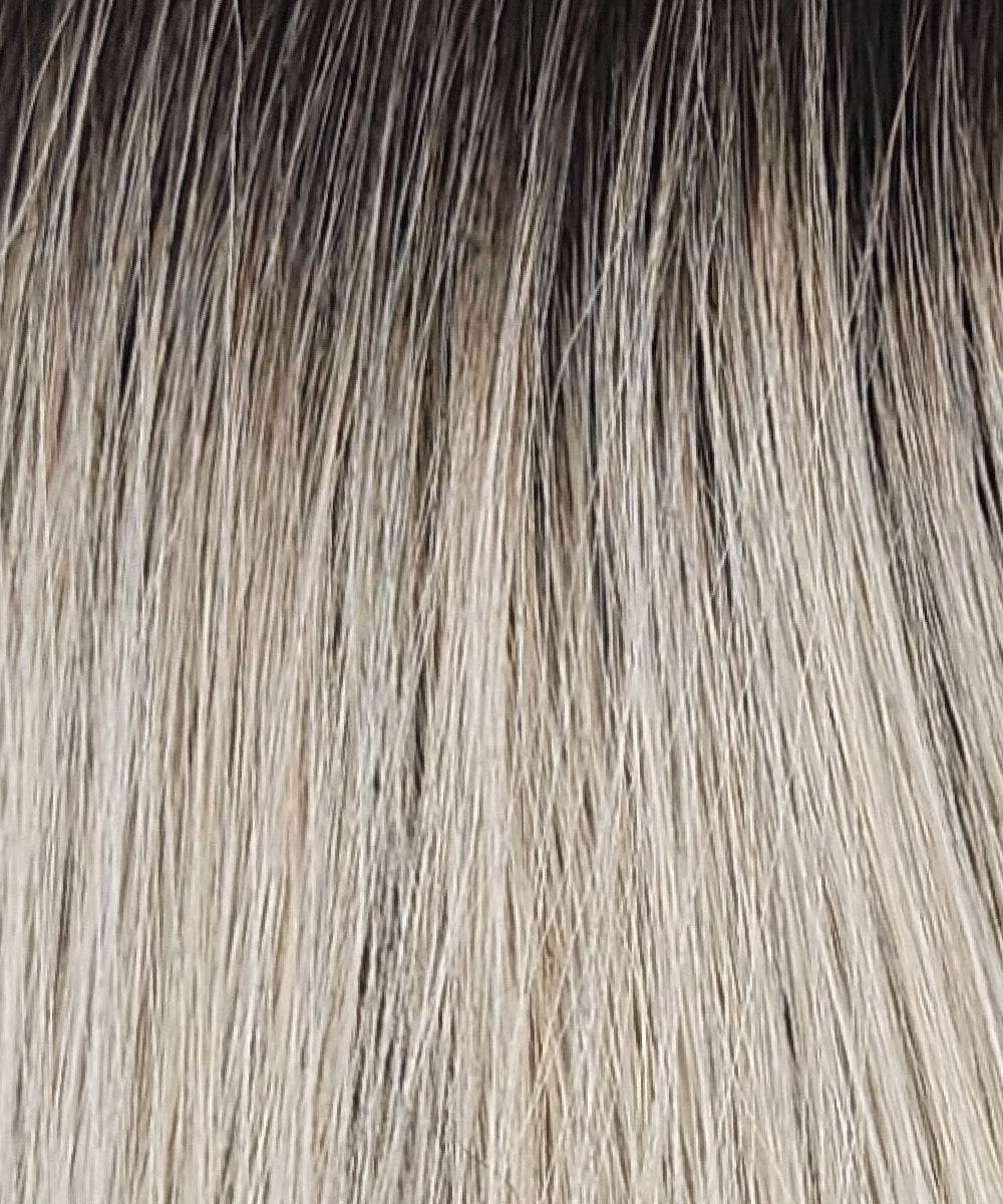 SILVERSUNRT8 | Iced Blonde Dusted with Soft Sand & Golden Brown Roots