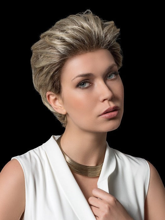 Champagne Rooted 24.22.14 | Lightest Ash Blonde And Light Neutral Blonde With Medium Ash Blonde Blend And Shaded Roots