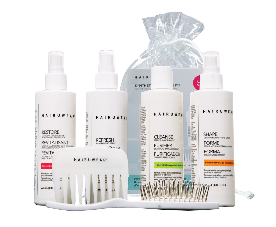 Hairuwear Synthetic Hair Care Kit