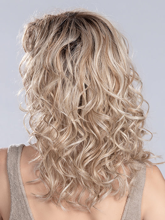 Pearl Blonde Rooted 101.14.23 | Pearl Platinum and Medium Ash Blonde with Lightest Pale Blonde Blend and Shaded Roots