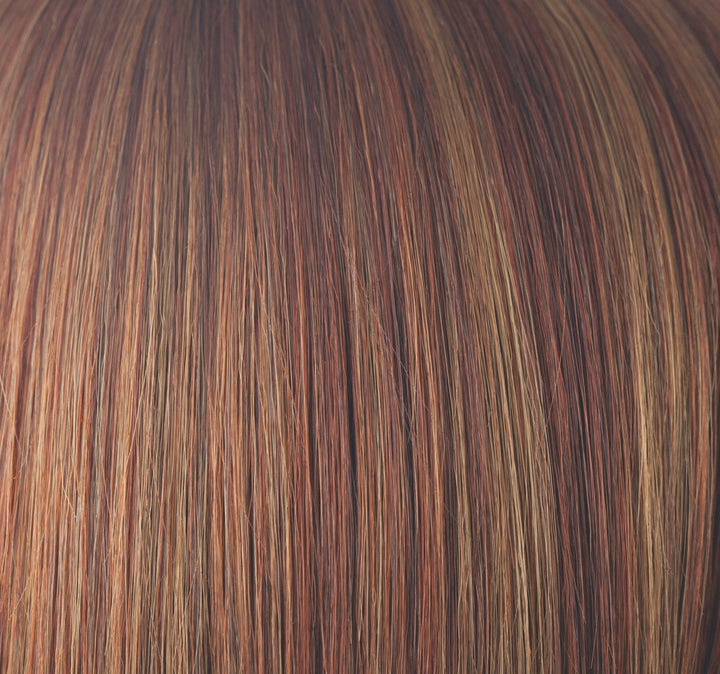 Irish Spice | Brownish Red + Copper highlights | Base: darkest color of 2891 HL: 27B