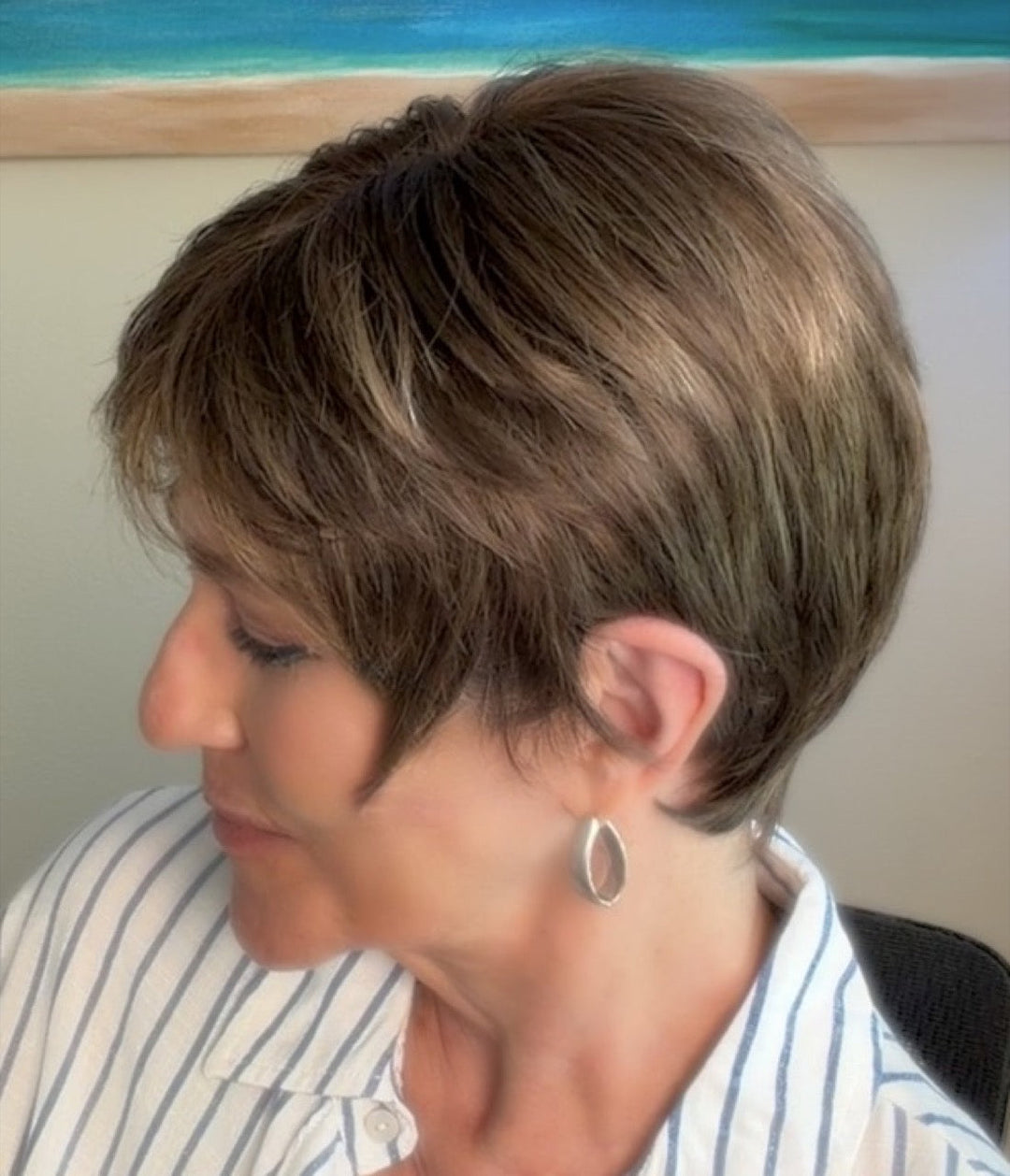 Marlene wearing Tess in 8RH14 Mousse Cake