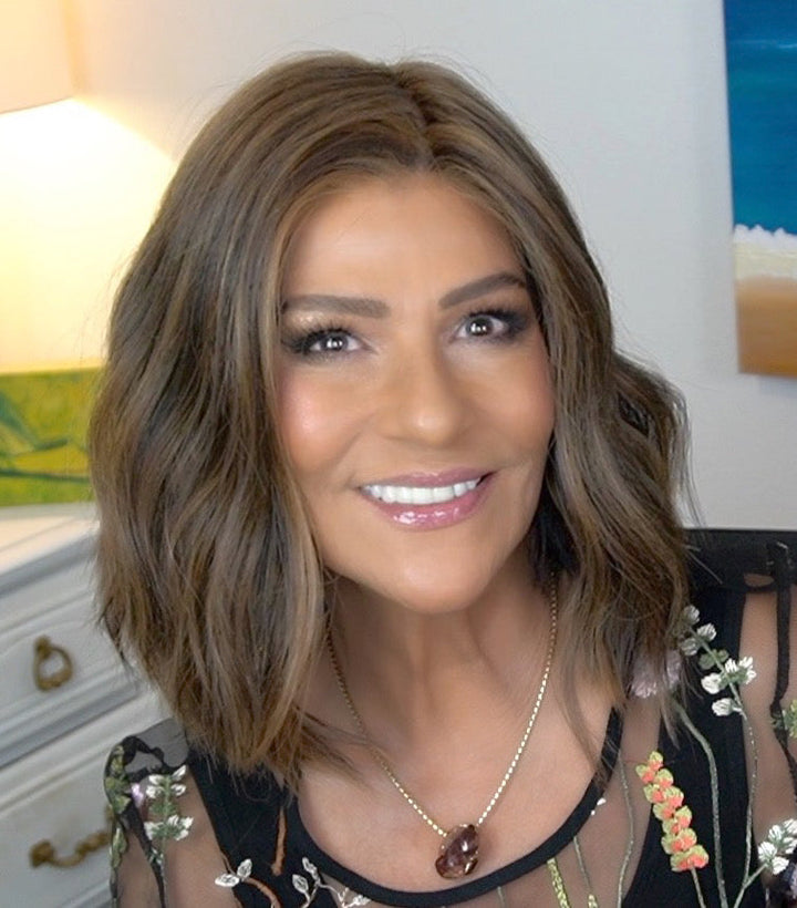 Marlene wearing Skylar in FS6/30/27 Toffee Truffle