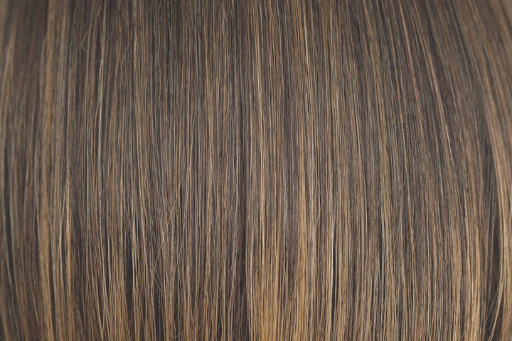 Java Blast | A blend of rich, warm medium brown with medium coppery blond highlights, Java Blast allures with the beautiful tone transition from light to dark.