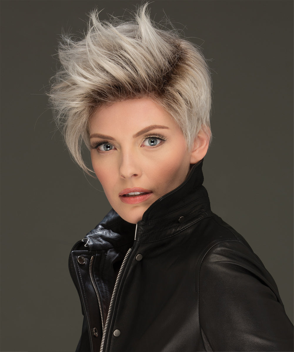 SILVERSUNRT8 - Iced Blonde Dusted with Soft Sand & Golden Brown Roots