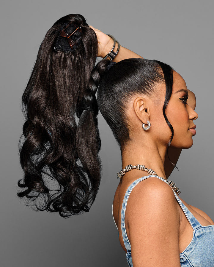 Lux Curls Pony 21"