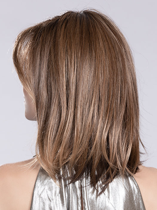 Mocca Rooted 8.30.9.20 | Medium Brown, Light Auburn and Medium Warm Brown with Light Strawberry Blonde Blend and Shaded Roots