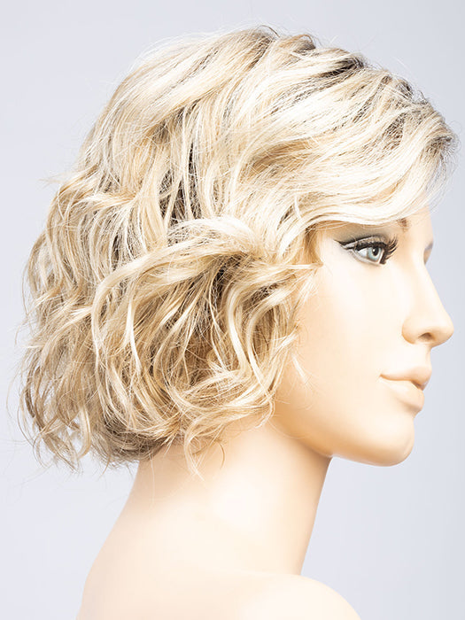 Champagne Rooted 23.24.16 | Light Beige Blonde, Medium Honey Blonde, And Platinum Blonde Blend With Shaded Roots