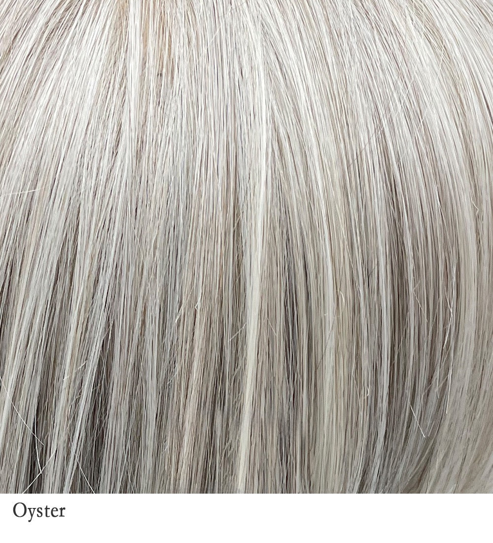 Oyster 1B/60/1001 | Fashionable gray, blend of lightest gray, silver, white, with dark mix gray just on the nape to create the natural graying process.