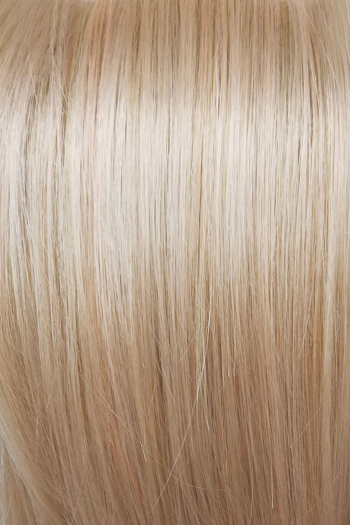 Peach Gold | Pure, warm light blond tone with blends of warm pink blond